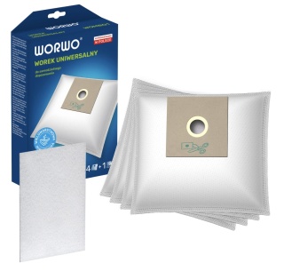 WORKI DO ODKURZACZA UNIWERSALNE SAM PRZYCINASZ 4 SZT. + 1 FILTR