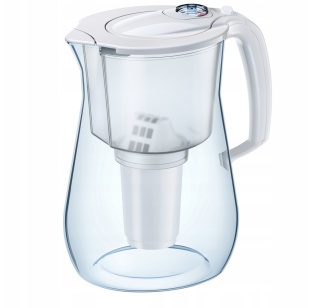 Duży dzbanek filtrujący z Tritanu Aquaphor PROVENCE 4,2 L z filtrem A5 Mg BIAŁY