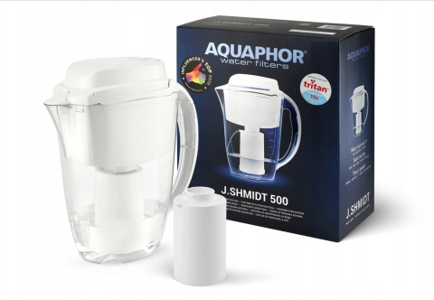 Dzbanek filtrujący AQUAPHOR J .SHMIDT 500 2,8L + 1 WKŁAD