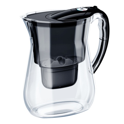 Dzbanek filtrujący z Tritanu Aquaphor LAGO + Wkład Maxfor+ CZARNY