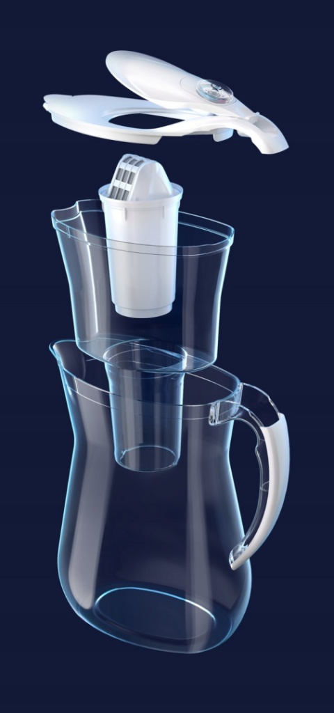 Dzbanek filtrujący z Tritanu Aquaphor Lyon 3.8 l z wkł. A5, biały + WKŁAD