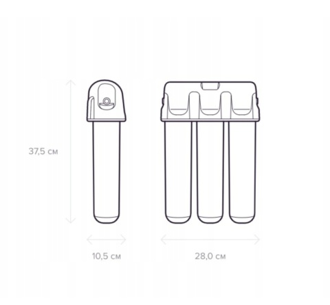 Filtr pod zlew Aquaphor ECO H PRO zmiękczanie i mikrofiltracja (Pro 1, Pro H, Pro HF ) - 3 szt.