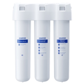 Filtr pod zlew Aquaphor KRYSZTAŁ A , filtry K5+K2+K7 - 3 szt.