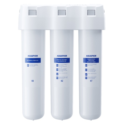 Filtr pod zlew Aquaphor KRYSZTAŁ A , filtry K5+K2+K7 - 3 szt.