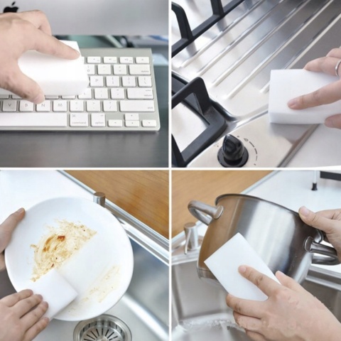 MAGICZNA GĄBKA DO CZYSZCZENIA ŚCIAN MEBLI USUWA BRUD BEZ CHEMII