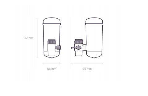 Filtr kuchenny do wody na kran AQUAPHOR TOPAZ 750L.
