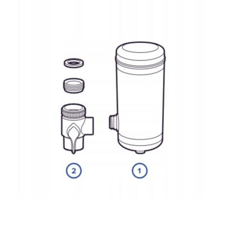 Filtr kuchenny do wody na kran AQUAPHOR TOPAZ 750L.