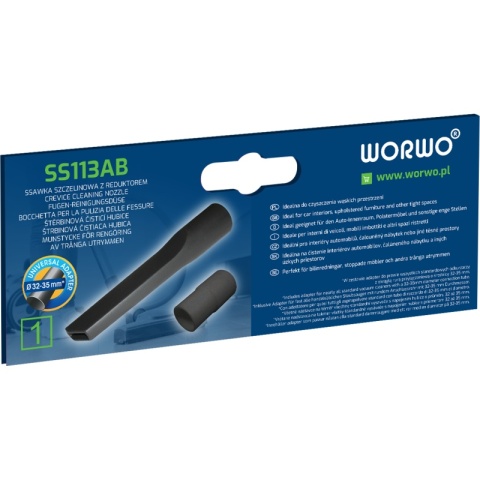 SSAWKA SZCZELINOWA do odkurzacza UNIWERSALNA wszystkie typy odkurzacz