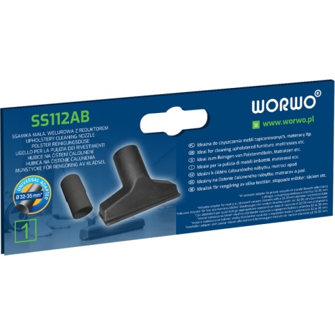 SSAWKA uniwersalna do odkurzacza WELUROWA, wszystkie odkurzacze, 32mm, 35mm