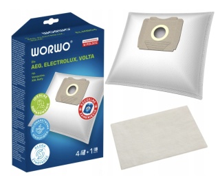 WORKI DO ODKURZACZA ELECTROLUX E51 E53 AEG XIO ZANUSSI ELMB04 + 1 FILTR