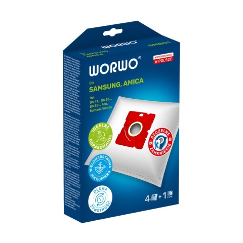 WORKI DO ODKURZACZA SAMSUNG SC5480 SC5490 SMB01 4 SZT. + 1 FILTR