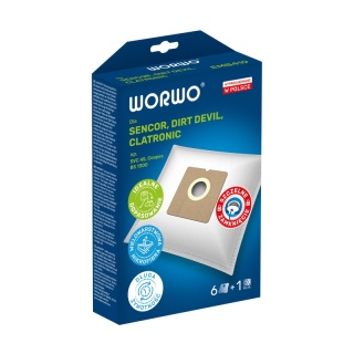 WORKI DO ODKURZACZA SENCOR SVC 45 COOPER BS 1300 EMB419 6 SZT. + 1 FILTR