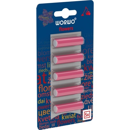 ZAPACH DO ODKURZACZA WKŁAD FLOWERS KWIATOWY WZ13AB WORWO PAŁECZKI 5 SZTUK