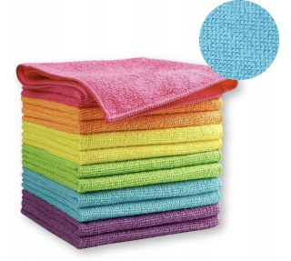 20 szt. ŚCIERECZKA Z MIKROFIBRY 30x30CM MIĘKKA CHŁONNA DO OKIEN SZYB SPRZĄTANIA 220g/m2