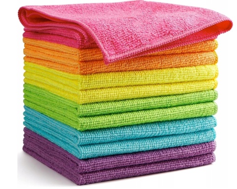 20 szt. ŚCIERECZKA Z MIKROFIBRY 30x30CM MIĘKKA CHŁONNA DO OKIEN SZYB SPRZĄTANIA 220g/m2