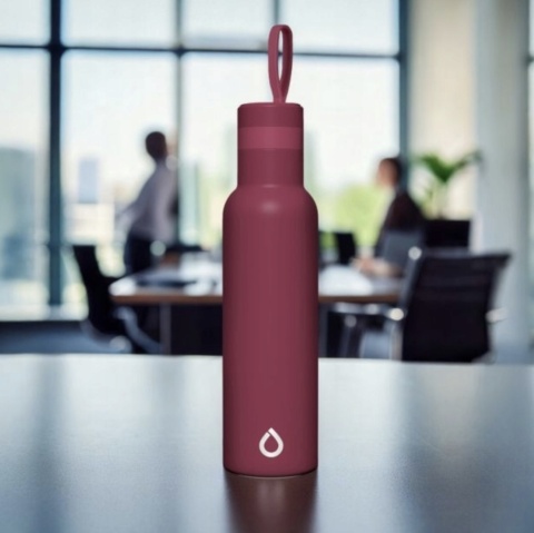 Butelka Termiczna Dafi EASY Stal Nierdzewna 0,49l Burgundowa Czerwona