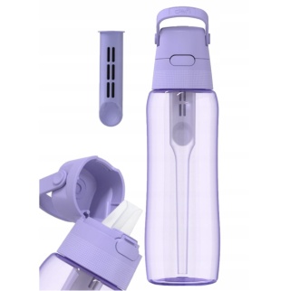 Butelka filtrująca z Tritanu Dafi SOLID 0,7l lawendowa barwiona z filtrem