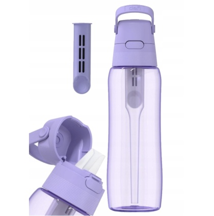 Butelka filtrująca z Tritanu Dafi SOLID 0,7l lawendowa barwiona z filtrem