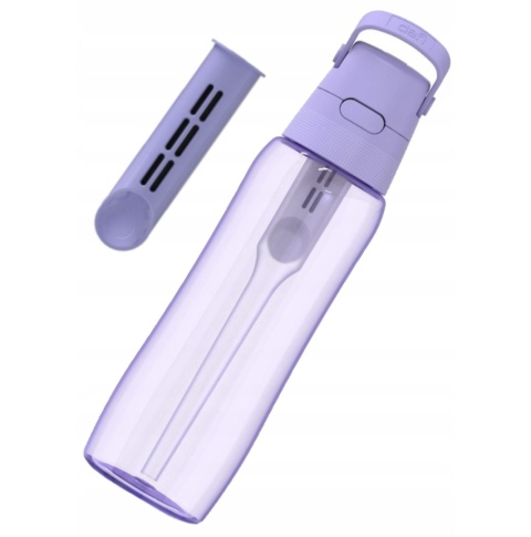 Butelka filtrująca z Tritanu Dafi SOLID 0,7l lawendowa barwiona z filtrem