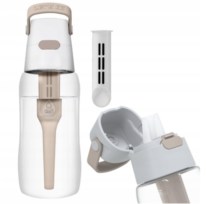 Butelka filtrująca Dafi Solid 0.5 L Cappuccino/beżowy z filtrem