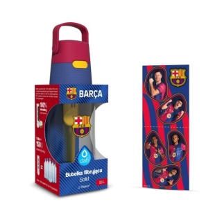 Butelka filtrująca Dafi Solid 0.5 L FC Barcelona z filtrem i naklejakmi