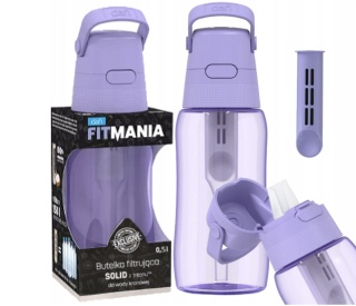 Butelka filtrująca Dafi Solid 0.5 L lawendowa fioletowa z filtrem