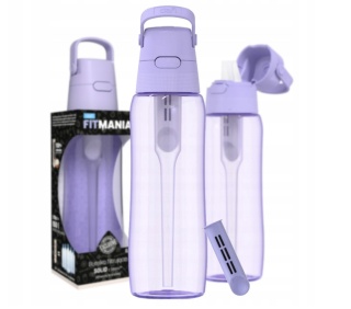 Butelka filtrująca z Tritanu Dafi Solid 0.7l lawendowa barwiona z 4 filtrami