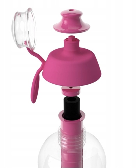 Butelka filtrująca bidon Dafi SOFT 0,3L Różowy z 1 filtrem węglowym