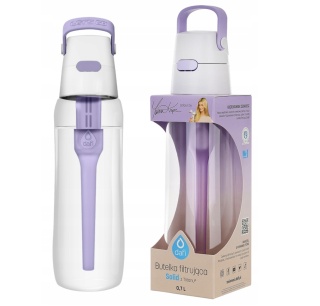 Butelka filtrująca z Tritanu Dafi SOLID 0,7l Lawendowa by Joanna Krupa z filtrem