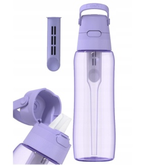 Butelka filtrująca z Tritanu Dafi SOLID 0,7l lawendowa barwiona z filtrem