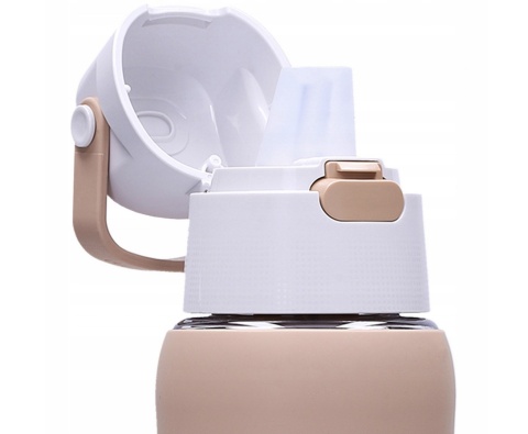 Butelka z Tritanu Dafi SOLID SiliconeFit 0,7l cappuccino z 1 filtrem