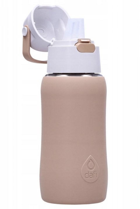 Butelka z Tritanu Dafi SOLID SiliconeFit 0,7l cappuccino z 1 filtrem