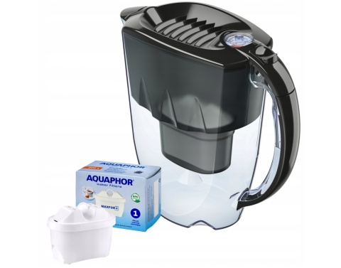 Dzbanek filtrujący Aquaphor AMETHYST 2,8 l + wkład maxfor B25, CZARNY