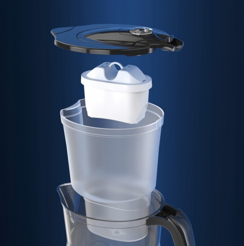 Dzbanek filtrujący z Tritanu Aquaphor Onyx 4,2l z 3 wkładami Maxfor+ Mg BIAŁY