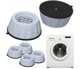 Podkładki Antywibracyjne Gumowe Pod Pralkę Zmywarkę Suszarkę Lodówkę 4 szt.