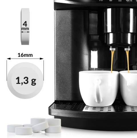 TABLETKI DO CZYSZCZENIA EKSPRESU UNIWERSALNE MOCNE 100 SZTUK