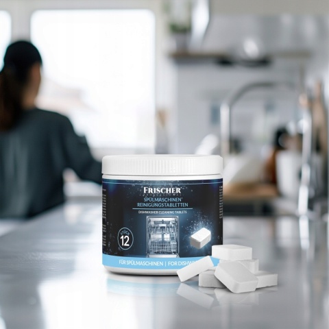 TABLETKI DO CZYSZCZENIA ZMYWARKI CZYŚCIK KAPSUŁKI USUWAJĄ KAMIEŃ BRUD 12szt