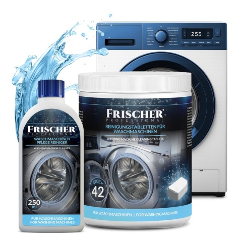 ZESTAW 2W1 TABLETKI DO CZYSZCZENIA PRALKI 42 szt. + PŁYN DO CZYSZCZENIA PRALKI 250 ml