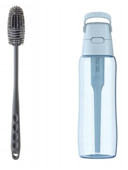 Butelka filtrująca Dafi SOLID 0,7l Dove Blue Błękitna + filtr + SZCZOTKA