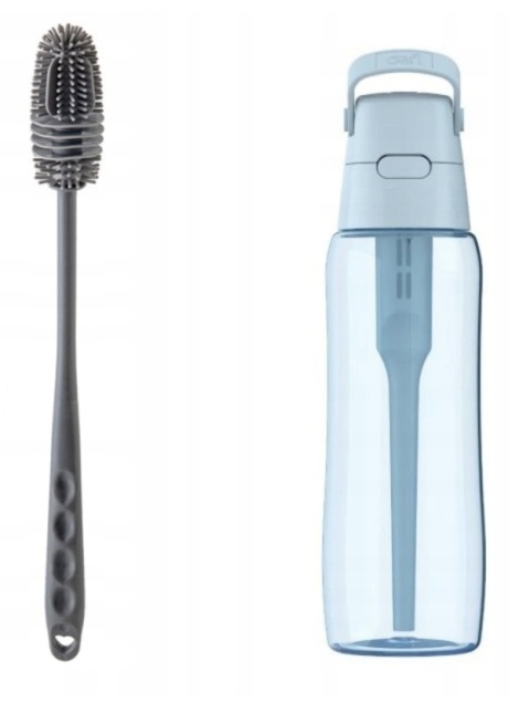 Butelka filtrująca Dafi SOLID 0,7l Dove Blue Błękitna + filtr + SZCZOTKA