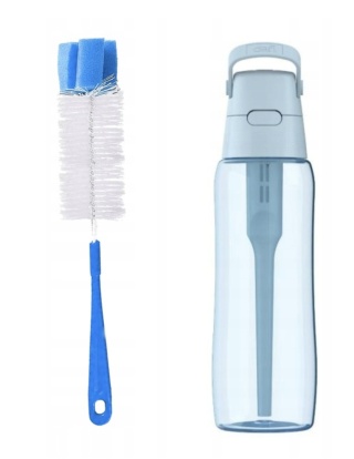 Butelka filtrująca Dafi SOLID 0,7l Dove Blue Błękitna + filtr + SZCZOTKA
