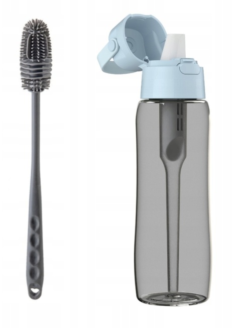 Butelka filtrująca Dafi SOLID 0,7l Dove Blue Zbiornik Czarny + FILTR + SZCZOTKA