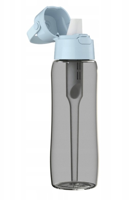 Butelka filtrująca Dafi SOLID 0,7l Dove Blue Zbiornik Czarny + FILTR