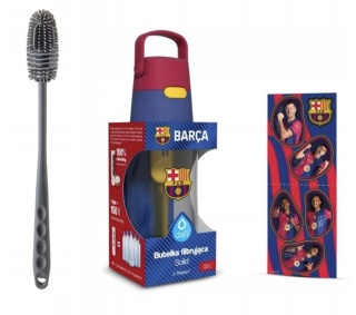 Butelka filtrująca Dafi Solid 0.5 L FC Barcelona + FILTR + SZCZOTKA + NAKLEJKI