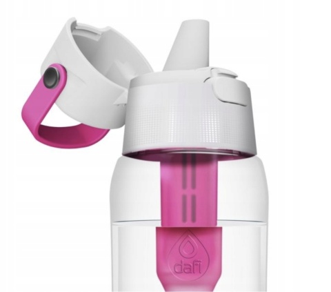 Butelka filtrująca Dafi Solid 0.5 L RÓŻOWA / FLAMINGOWA z filtrem