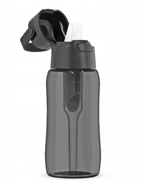 Butelka filtrująca Dafi Solid 0.5 L barwiona czarna + FILTR + SZCZOTKA