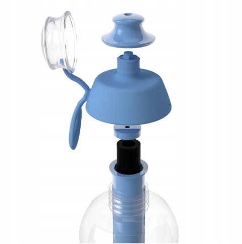 Butelka filtrująca bidon Dafi SOFT 0,3L Błękitna z 1 filtrem węglowym