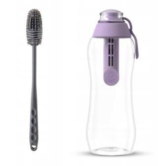 Butelka filtrująca bidon Dafi SOFT 0,3L Jagodowa + FILTR + SZCZOTKA