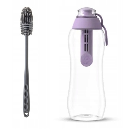 Butelka filtrująca bidon Dafi SOFT 0,3L Jagodowa + FILTR + SZCZOTKA