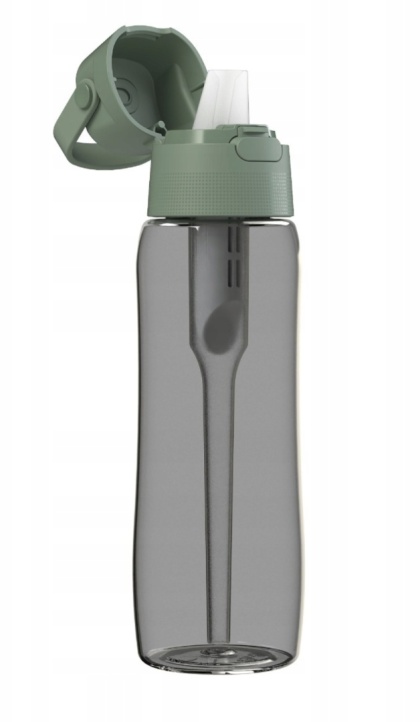 Butelka filtrująca Dafi SOLID 0,7l Szałwiowa Zbiornik Czarny + FILTR + SZCZOTKA